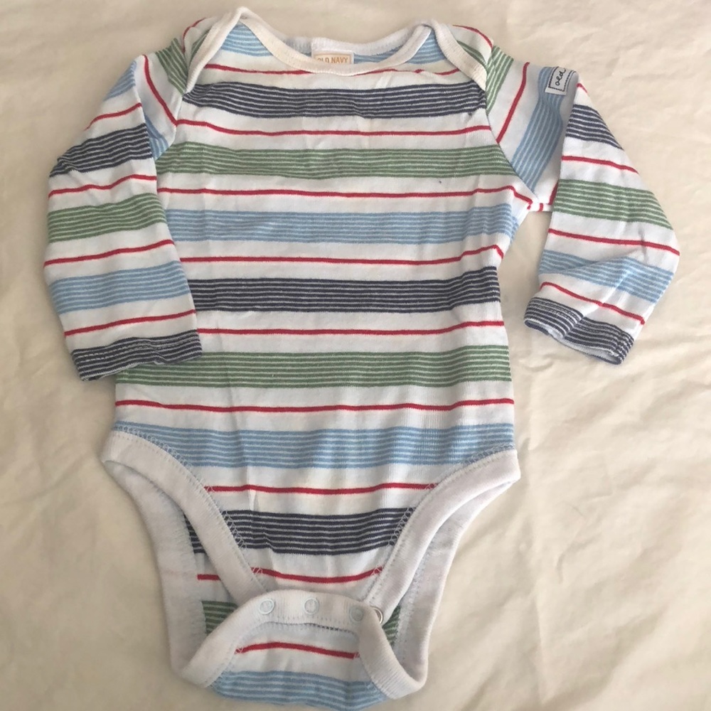 Old navy 3-6 month long sleeve onesie